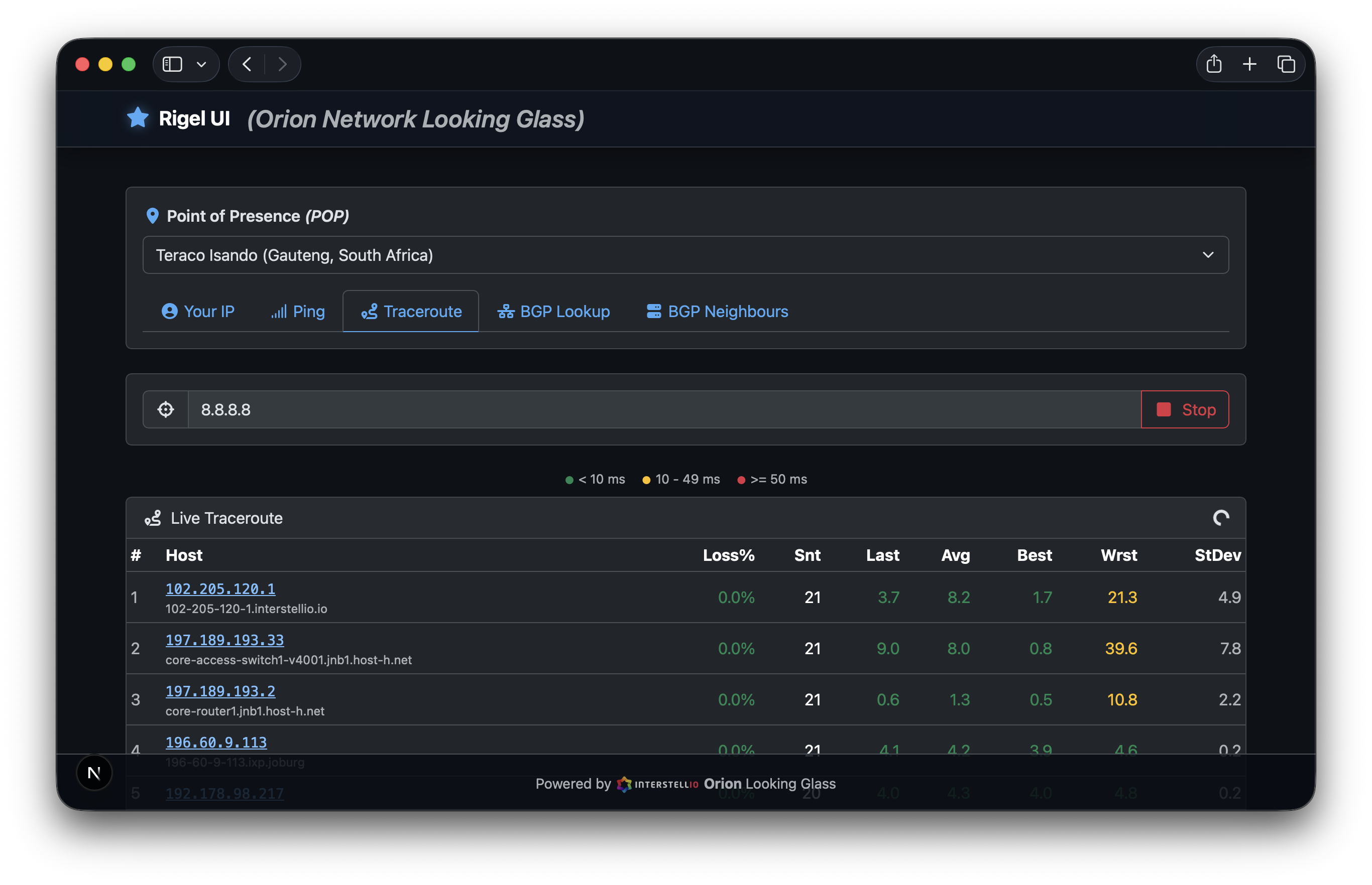 Traceroute